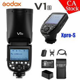 Godox 765756065122 Us V1-s 2.4g Ttl Hss Camera Flash Speedlite Xpro-s Transmitter For Sony