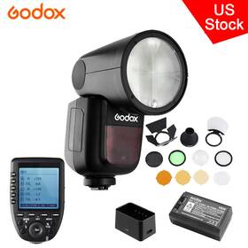 Ak-r1 Godox 772865592456 Us V1-f 2.4g Ttl Hss Flash Xpro-f Trigger Barn Door Kit For Fuji