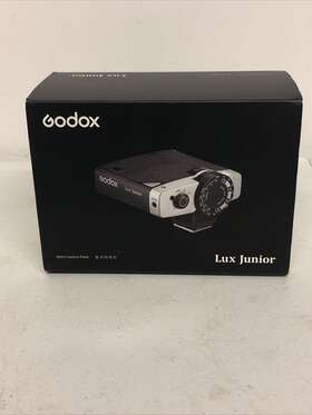 Godox 952344225417 Lux Junior Retro Camera Flash Speedlite Auto And Manual Modes Hot-shoe Black