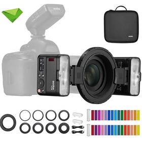 Mf12-k2 Godox 974700677111 Mf12 Macro Flash Off-camera Ttl Speedlite 12w 2.4g Wireless Co