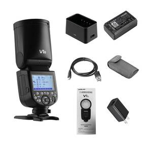 Efb1989915172500ww Godox V1s Camera Flash Speedlite With Ak-r1 Light Accessories Kit L0g5