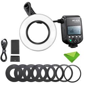 Mf-r76 Godox Gd1120 Macro Led Ring Flash Speedlite 76ws 660 Full-power Flashes Dual-flash