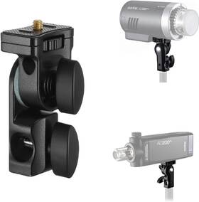 Gdsb-ade2-01 Godox Camera Flash Brackets With Standard 1/4 Inch Screw And Umbrella Aadapter For A