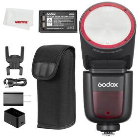 Godox-v1-n-op-001 Godox V1 V1n N V1-n Ttl Round Head Camera Flash For Nikon 76ws 2.4g Wireless X S