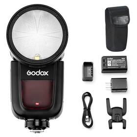 Ines-s-0301016 Godox V1-c Flash Speedlite For Canon 76ws 2.4g X Wireless Ttl 1/8000 Hss Speedligh