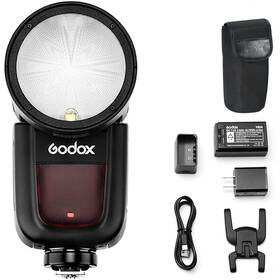 Inus-s-0301036 Godox V1-o Flash Speedlite For Olympus Panasonic 76ws 2.4g X Wireless Ttl 1/8000 H
