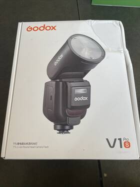 Lw-v1n Godox V1 Pro V1pro S Round Head Camera Flash For Sony