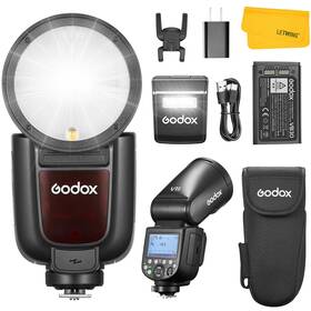 Lw-v1pro Godox V1 Pro N V1pro-n Ttl Flash For Nikon 2.4g Wireless Speedlite Hss 1