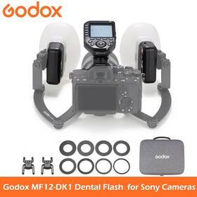 Mf12-dk1 Godox Dental Ttl Macro Ring Flash Light Speedlite With Dual Head For Sony