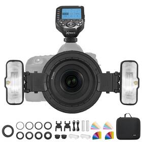 Sbgd-mf12-k2-03 Godox 2x Mf12 Compact Macro Flash With Xproii Trigger For Sony Cameras Mf12-k2 2.4