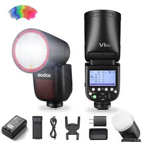 Sbgd-v1-1223-01 Godox V1-c U Flash For Canon V1 C Hss Ttl Round Head Speedlight With Accessories