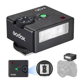 Tb-fr-im30-jl-0214 Godox Im30 Mini Flash For Canon Sony Nikon Fuji Olympus Camera Gn15 6500k 200k