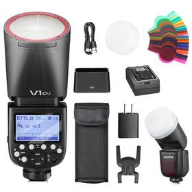 Us-v1c-u Godox V1c Usa V1-c U Round Head Flash For Canon Ttl Hot Shoe 2.4g X Wireless