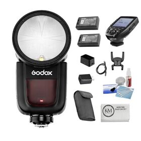 Godv1n Godox V1 Flash For Nikon Battery Wireless Trigger Cleaning Kit Cloth