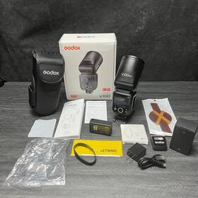 V100c Godox Round Head Camera Flash For Canon Ttl Touchscreen And Sub