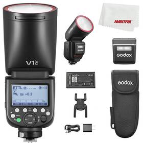 V1procu-0012 Godox V1 Pro V1pro C V1pro-c Usa Version Ttl Round Head Camera Flash 76ws