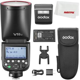 V1procu-100021 Godox V1 Pro V1pro C V1pro-c Usa Version Ttl Round Head Camera Flash 76ws