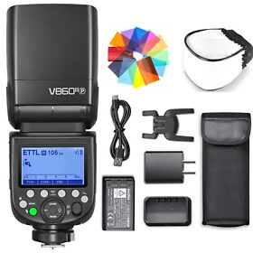 V860iii-p Godox Flash Speedlite Speedlight For Pentax Camera 7.2v 2600mah Li-ion