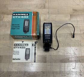 Ctx433 Hanimex Vintage Electronic Computer Flash Unit With Manual And Original Box