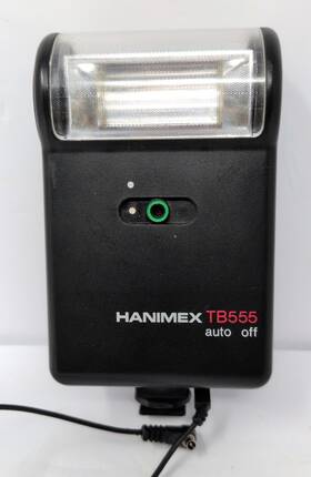 Hanimex Tb555 Clip-on Flash With Center Contact - Tested