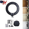 Hni5925782 Unbranded Dimmable Led Studio Ring Light Beauty Selfie Video Black