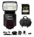 Hvlf60m Asonhvlf60m-flashkit Sony Flash For Alpha Cameras With Sdhc Memory Card And Camera Kit 636156003925