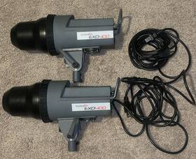 Exd400 Interfit Digital Flash Heads With Covers Used Exd 400