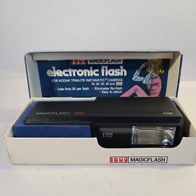 Ef-246 Itt Magic Flash Electronic Model 208 Kodak Instant Camera 18 28 38 48 And 608