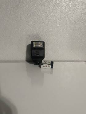 914058 Jcpenney Camera Flash Automatic Strobe For Nikon Tested With Batteries