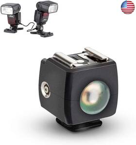 Jsyk-3b Jjc Optical Flash Slave Trigger Hot Shoe Sync Adapter With Pc Socket