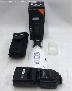 Kf-590ex-n K&f Concept And Flash Speedlite Camera With Box As Is
