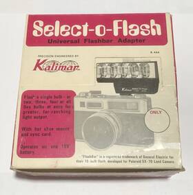 K-444 Kalimar Vintage Select-o-flash Universal Flashbar Adapter Japan Untested