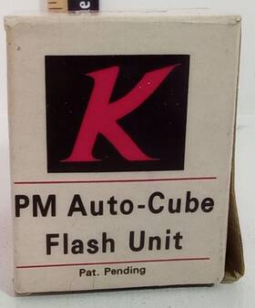 K-459 Kalimar Vintage Pm Auto Cube Flash Unit Untested
