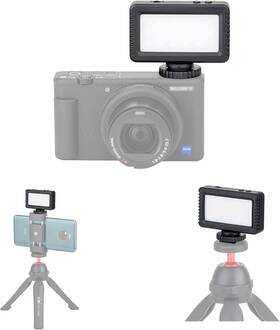 Led-18 Kiwifotos Mini Led Video Light For Sony Canon Powershot Vlog Shooting