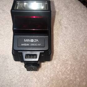 Min12-lot56 Konica Minolta Maxxum 2800 Af Flash Been Fully Cleaned And Tested