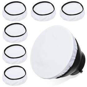 733411 Lusofie 7-inch Diffuser Light Socks For Studio Strobe Reflectors - 5 Pack