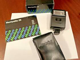 144500 Mamiya Mamiyalite Flash For Ze Slr Film Camera