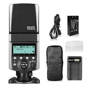 Mk420f Meike 903451150031 Ttl Li-ion Battery Flash Speedlite With Lcd Display For Fujifilm