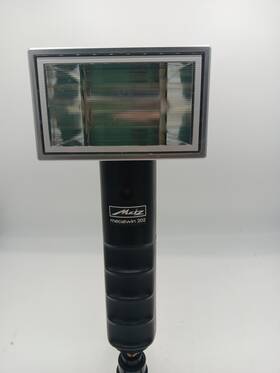 025434 Metz Mecatwin 202 Handle Mount Flash Camera Attachment Not Tested