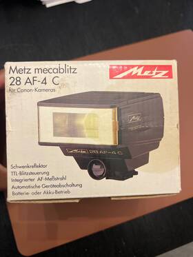4831691 Metz Mecablitz 28 Af-c Digital Shoe Mount Flash For Canon