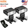 Mf12-k2 Godox Us Ttl Macro Flash Kit Speedlite With Battery