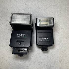 Auto360 Minolta Auto 360px Shoe Mount Flash And 132px