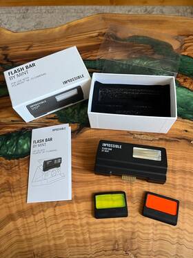 Sx-70 Mint 120042754288 Impossible External Flash Bar 2 For Polaroid Instant Camera