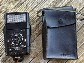 Pe-250s National A183795 Hot Shoe Mount Flash With Case