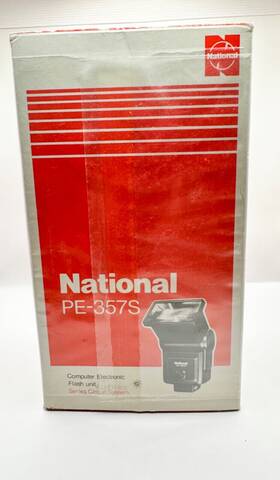 Pe-357s National Electronic Flash Unit In Original Retail Box