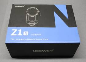 10100721 Neewer Z1-n Ttl Round Head Rechargeable Li-ion Camera Flash For Nikon
