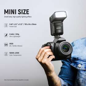 10100919 Neewer Nw420-n Mini Ttl Speedlite Flash For Nikon D4 D5 D6 D90 D750 D780 D800