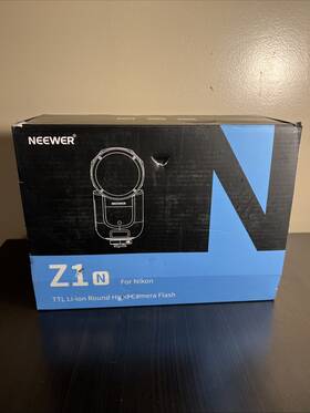 10102417 Neewer Z1-n Ttl Round Head Flash Speedlite For Nikon - Missing Battery