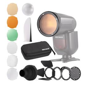 10102877 Neewer Crm2 Magnetic Kit For Round Head Flash Z1-c/n/s Z2-c Z2-n/s Godox V1