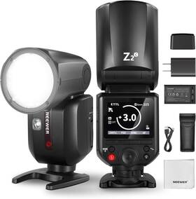 10103030 Neewer Z2-c 2.4g Ttl Round Head Flash Speedlite Compatible With Canon 76ws